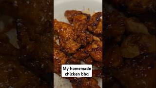 MY HOMEMADE CHICKEN BBQ chicken chickenbbq cooking shortsvideo shorts short shortsviral [upl. by Ressler]