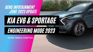 KIA Sportage amp EV6 2023 Engineering Mode NQ5 GEN5 INFOTAINMENT  Secret Features [upl. by Monson2]