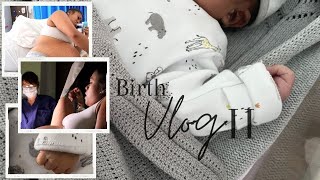 UK LABOUR amp BIRTH VLOG 2  Natural Birth with Big Baby during Lockdown [upl. by Nonrev621]