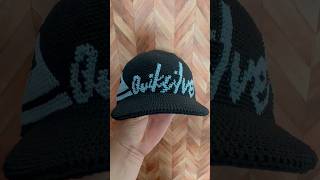 Boné crochê Quiksilver big logo  cap crochet bones [upl. by Eriuqs]