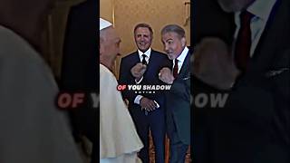 Sylvester Stallone Shadowboxing The Pope [upl. by Llirrem]