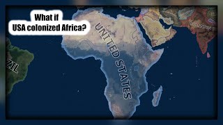 What if the USA colonized a whole Africa  HOI4 Timelapse [upl. by Adelpho]