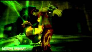 Mortal Kombat Shaolin Monks  Playstation 2 amp Xbox  Boss Fatality  Baraka [upl. by Ennaegroeg]