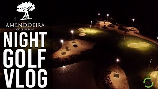 NIGHT GOLF AT AMENDOEIRA RESORT PORTUGAL [upl. by Revlys]