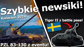 Turtełowe szybkie newsiki z War Thunder  Kwiecień 2024 [upl. by Norehc]