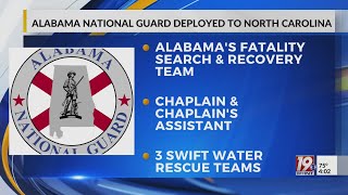 Alabama National Guard Deployed To North Carolina  September 30 2024  News 19 at 4 pm [upl. by Terrilyn777]