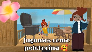 jugando como pelotocina 🥰leslieroblex 🤍💛 [upl. by Narah]