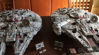 Lego 75192 vs Lepin 05132 UCS Millennium Falcon Part Four [upl. by Zeke]