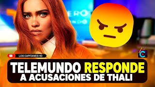 Telemundo RESPONDE a GRAVES acusaciones de Thali García de que fue quotDROGADAquot y quotSECUESTRADAquot [upl. by Dorsy]