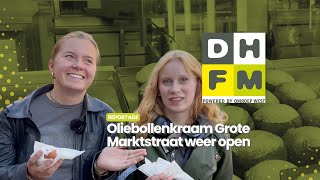 Oliebollenkraam Grote Marktstraat weer open  Reportage  Den Haag FM [upl. by Eehsar]