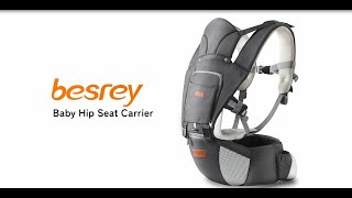 Baby Carrier Front Facing Holder Summer Hip Seat Dad Kangaroo Carrier [upl. by Hareenum]