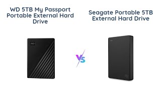 WD 5TB My Passport vs Seagate 5TB Portable External HDD [upl. by Assiralc]