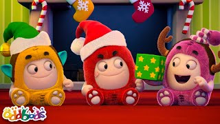 🎁 Pass The Christmas Parcel 🎁 Baby Oddbods  3 HOURS  Oddbods Full Episode  CartoonS for Kids [upl. by Arezzini]