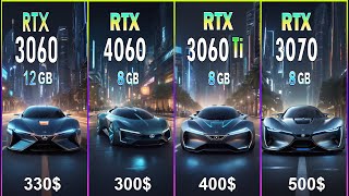 RTX 3070 vs RTX 3060 Ti vs RTX 4060 vs RTX 3060 comparison in 50 games at 1080P [upl. by Felise284]