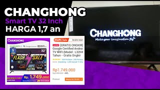 SMART TV CHANGHONG 32 inch  Model  L32H4 [upl. by Chapa]