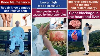 Improve Itchy Skin  Protect Knees  Lower High Blood Pressure  Clear Blockage in the Heart amp Liver [upl. by Alene732]