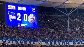 Hertha Berlin vs Fc Bayern Munchen Best Fans Moments  Ultras Way✔ [upl. by Hanah]