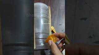 Plastic jar pot making ideytshortsshortsdiy recycledplasticbottlecraftcraftrecyclebottle2024 [upl. by Nedearb]