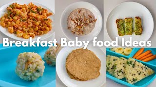 6 Breakfast Recipes For Babies kids and toddlers6 months  3 year  weight gaining recipes [upl. by Eloc]