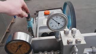 Live Test run on a Alfa Laval Piston homogeniser  SKU 250K260 [upl. by Athenian]