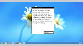 Windows 8 Anti Piracy Screen [upl. by Barstow]