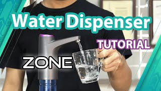 Water Dispenser Tutorial by Zone Industry [upl. by Inail]