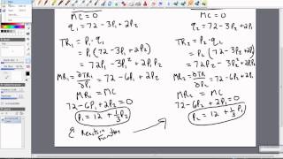 Oligopoly Bertrand Competition with Differentiated Goods [upl. by Neely]