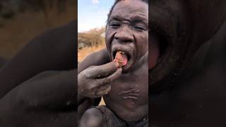 Its Lunch time See how Hadza cooks their favorite meal today made from wild meatamp natural spices [upl. by Kamaria]