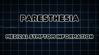 Paresthesia Medical Symptom [upl. by Halil]