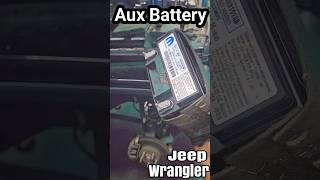 How to replace a Auxiliary Battery on a Jeep Wrangler from this side [upl. by Madelaine]