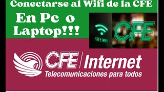 Conectarse al wifi de CFE con PC o Laptop [upl. by Vardon432]