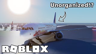 Unorganized Flight with Jet2 on Roblox  Honest Review  ROBLOX [upl. by Noyad]