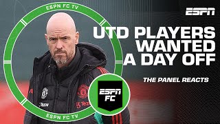 Man United players asked for day off 👀 This cements the story of this club – Burley  ESPN FC [upl. by Edyak]