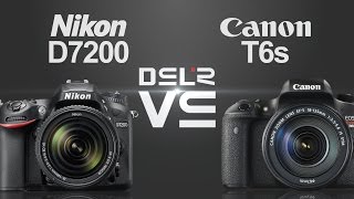 Nikon D7200 vs Canon EOS Rebel T6s 760D8000D [upl. by Earased]