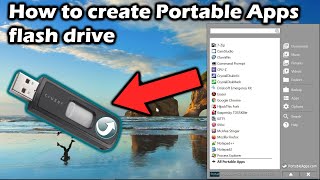 How to create Portable Apps flash drive [upl. by Dranoel219]