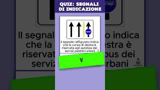 Quiz patente B Argomento Segnali Di Indicazione [upl. by Maura]