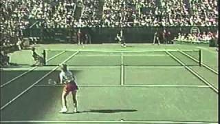 Chris Evert d Carling Bassett  1984 US Open SF [upl. by Nnhoj176]