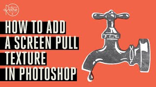 How to Create a Screen Pull Texture in Photoshop Plus Freebie Texture [upl. by Vento]