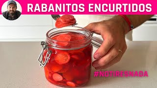 RABANITOS EN CONSERVA – RABANITOS ENCURTIDOS NoTiresNada [upl. by Nyletac]