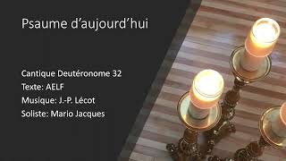 Cantique Deutéronome 32  16 août [upl. by Arehsat]