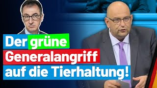 Grüne wollen die private und berufliche Tierhaltung in Deutschland ABSCHAFFEN AfDFraktion im BT [upl. by Hayes374]