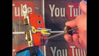 Lock Picking Tutorial Of Picking A 3 Lever Mortice Lock Using RB Locktools Two In One Pick [upl. by Pippas]