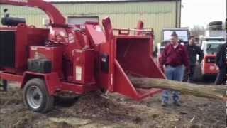 Morbark M15R Wood Chipper Walkaround and Demo [upl. by Seppala632]