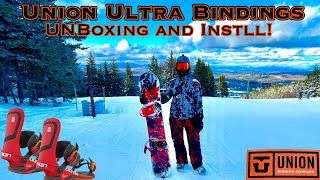 Union Ultras Bindings Unboxing and Install of my New Bindings unionbindings [upl. by Gudrin]