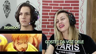 REACT RAP DO ESCANOR TK  EXTERMINIO SOLAR [upl. by Brazee947]