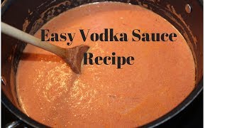 Easy Vodka Sauce Recipe [upl. by Cahan421]