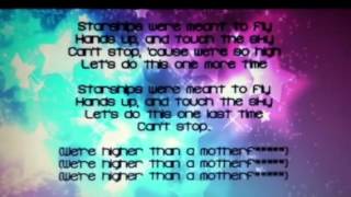 Starships clean lyrics [upl. by Lahey]