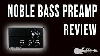 Noble Preamp DemoReview [upl. by Afatsom]