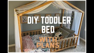 DIY Toddler Bed  Montessori Bed  Plans [upl. by Yessej871]