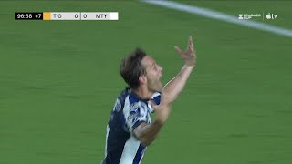 Gol de Sergio Canales  Tigres 01 Monterrey  Leagues Cup [upl. by Buine]